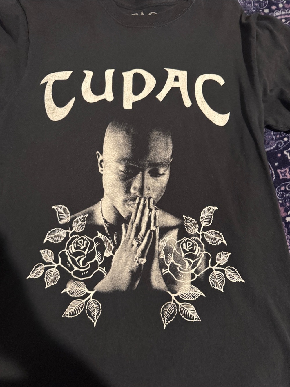 Black Graphic Crew Neck Men’s T-Shirt - Icon Print